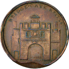 Coin, Great Britain, Bridge-Gate, Halfpenny Token, 1728, Middlesex, EF(40-45)