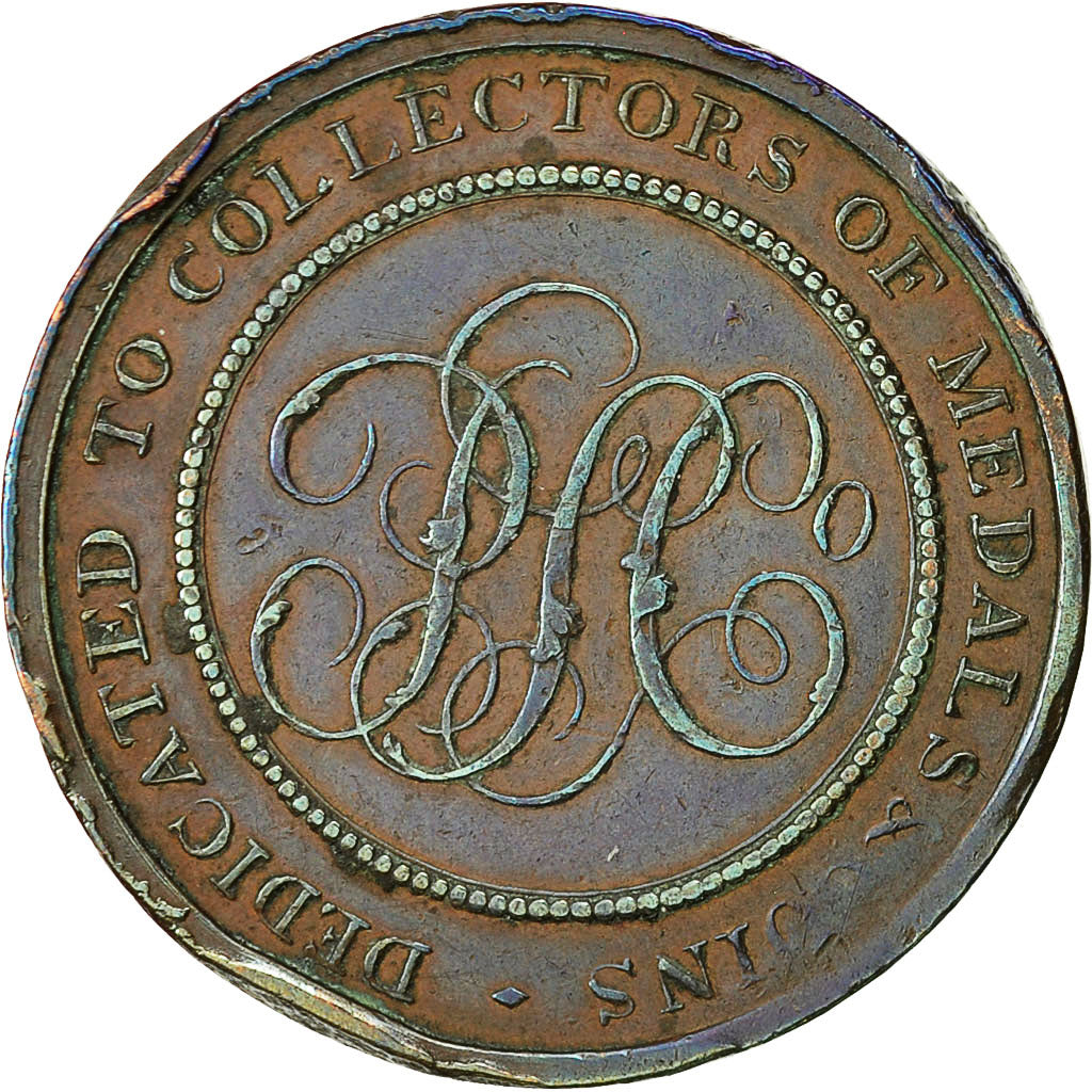 Coin, Great Britain, Bridge-Gate, Halfpenny Token, 1728, Middlesex, EF(40-45)