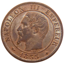Second Empire, 1 Centime Napoléon III Tête Nue