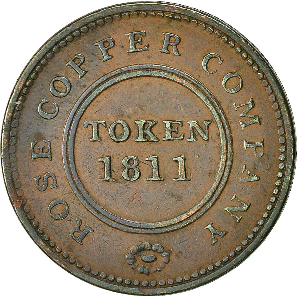 Münze, Großbritannien, Rose Copper Company, Halfpenny Token, 1811, Birmingham