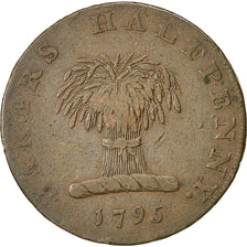 Coin, Great Britain, J. Dennis, Halfpenny Token, 1795, Middlesex, VF(30-35)