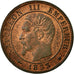 Monnaie, France, Napoleon III, Napoléon III, Centime, 1853, Strasbourg, SUP+