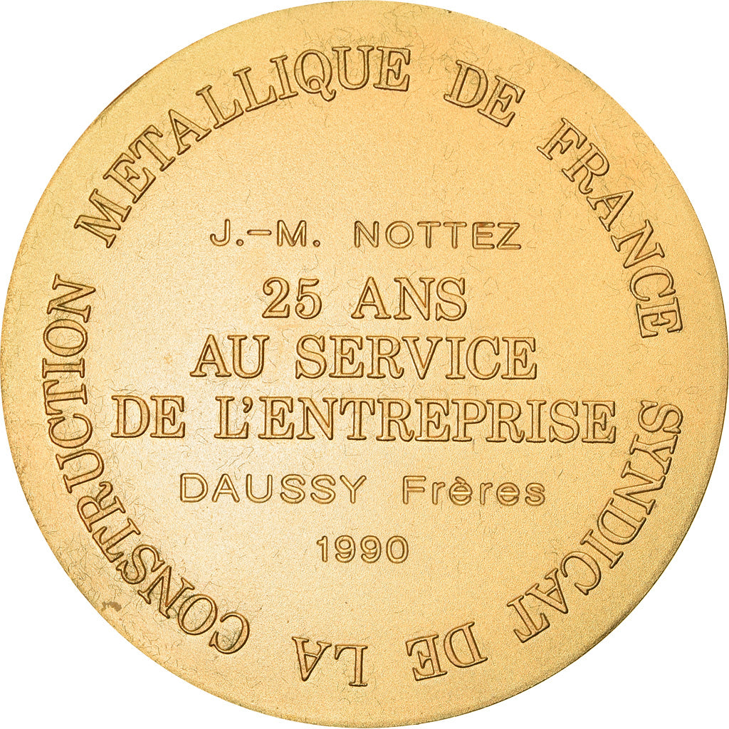 Frankreich, Medaille, Syndicat de la Construction Métallique de France