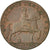 Moneda, Gran Bretaña, Yorkshire, Halfpenny Token, 1791, Hull, MBC+, Cobre