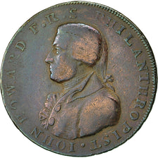 Moneta, Gran Bretagna, Hampshire, Halfpenny Token, 1795, Portsmouth, MB+, Rame
