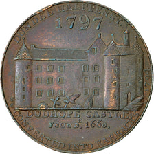 Coin, Scotland, Angusshire, Halfpenny Token, 1797, Dundee, AU(50-53), Copper