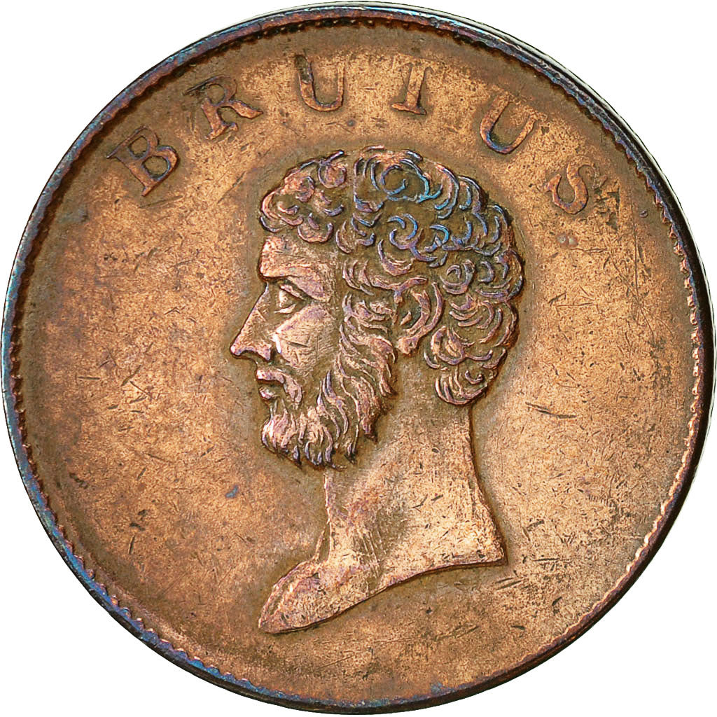 Coin, Great Britain, Essex, Brutus, Halfpenny Token, Walthamstow, AU(55-58)