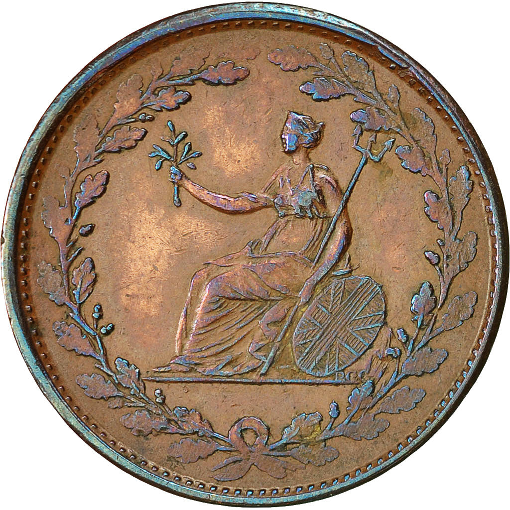 Coin, Great Britain, Essex, Brutus, Halfpenny Token, Walthamstow, AU(55-58)