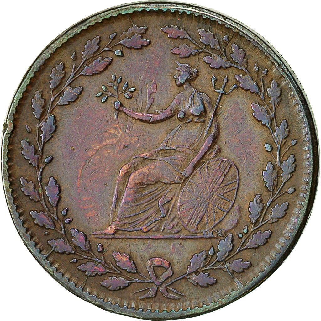 Coin, Great Britain, Essex, British Copper Company, Halfpenny Token, 1811
