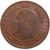 FRANCE, Napoléon III, Centime, 1853, Lyon, KM #775.4, AU(55-58), Bronze, Gadoury