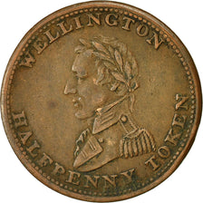 Coin, Canada, LOWER CANADA, Halfpenny Token, 1814, EF(40-45), Copper