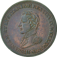 Moneda, Canadá, LOWER CANADA, Halfpenny Token, 1812, MBC+, Cobre