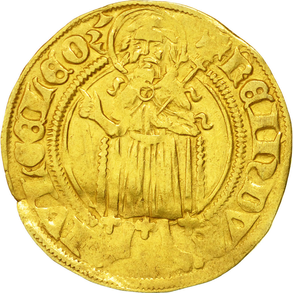 Coin, Germany, Jülich, Reinald, Goldgulden, EF(40-45), Gold, Friedberg:1364