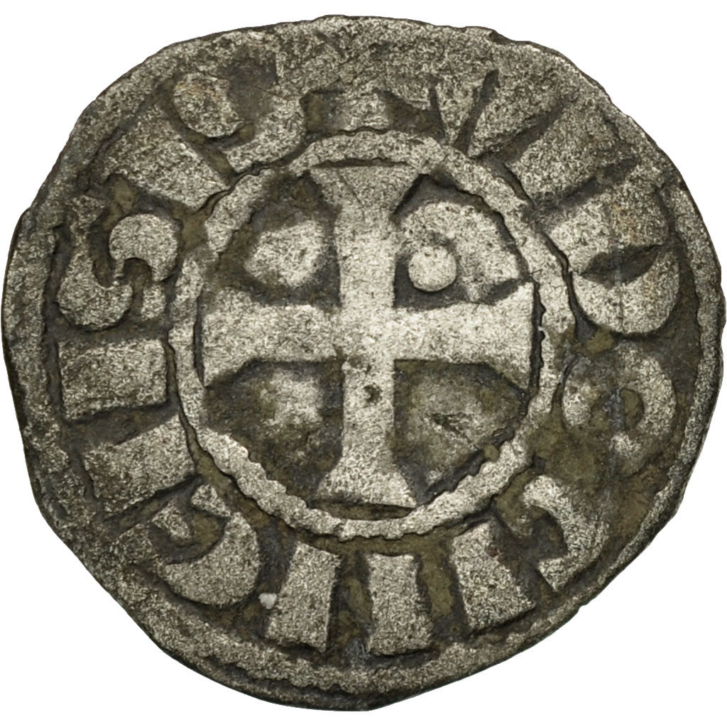 Münze, Frankreich, Vendômois, Bouchard VI, Obol, Very rare, S+, Silber