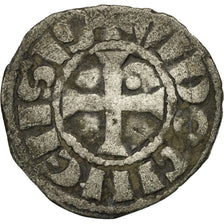 Coin, France, Vendômois, Bouchard VI, Obol, Very rare, VF(30-35), Silver