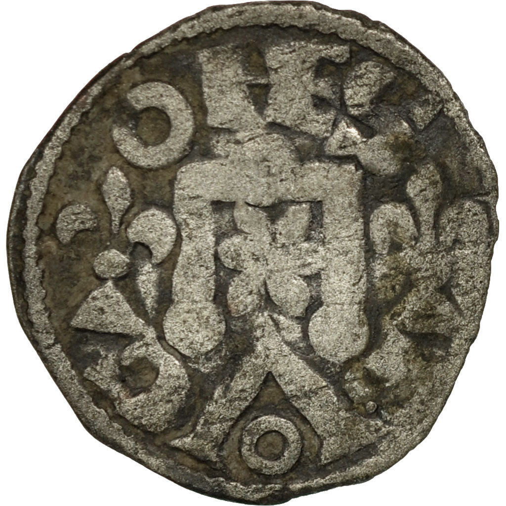 Münze, Frankreich, Vendômois, Bouchard VI, Obol, Very rare, S+, Silber