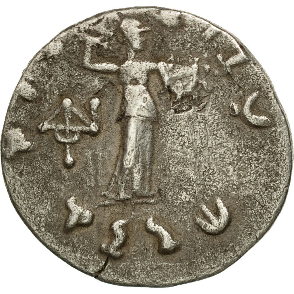 Coin, Baktrian Kingdom, Menander, Drachm, EF(40-45), Silver, HGC:12-193