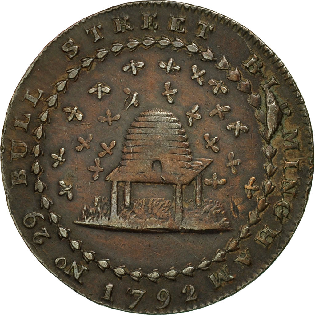 Coin, Great Britain, Nottinghamshire, Donald & Co, Halfpenny Token, 1792