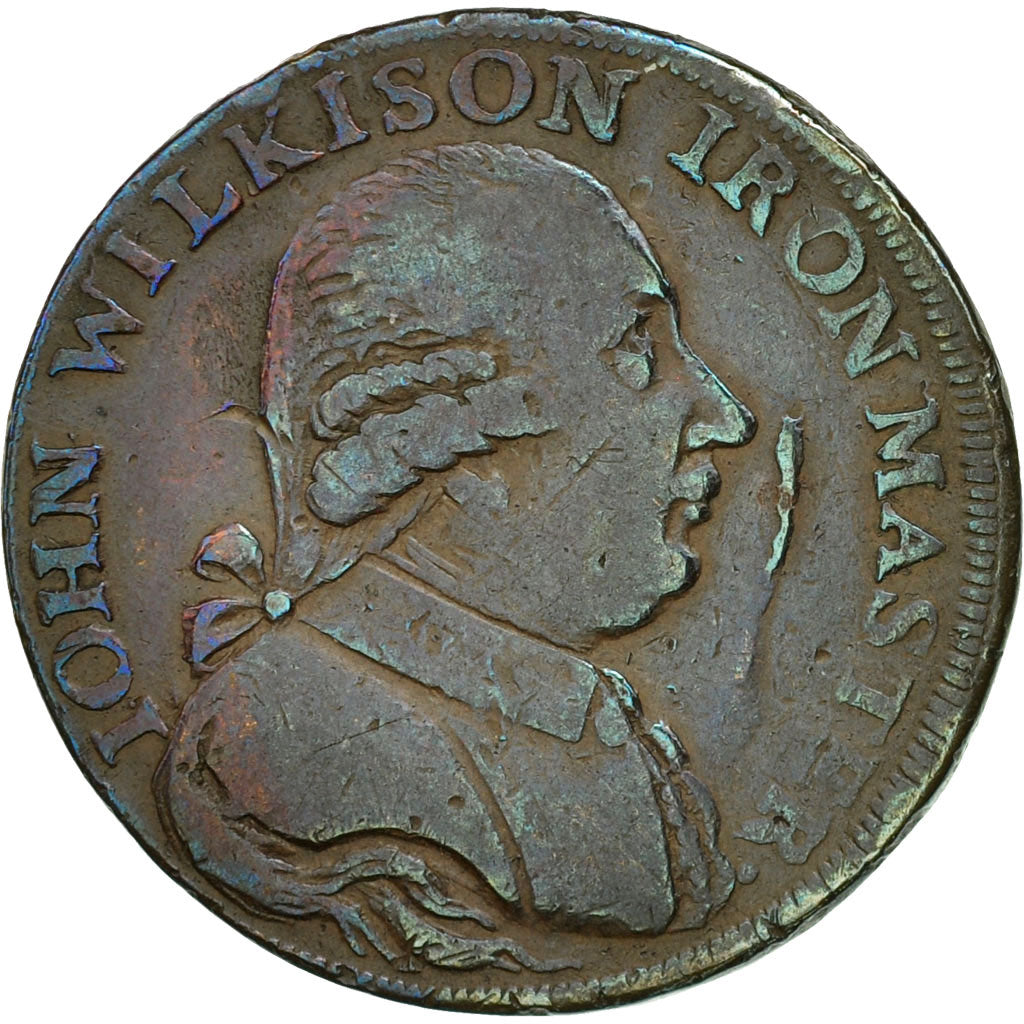 Coin, Great Britain, Warwickshire, John Wilkinson, Halfpenny Token, 1787