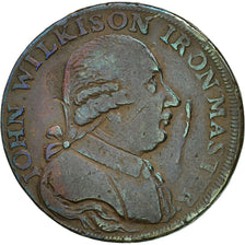 Coin, Great Britain, Warwickshire, John Wilkinson, Halfpenny Token, 1787