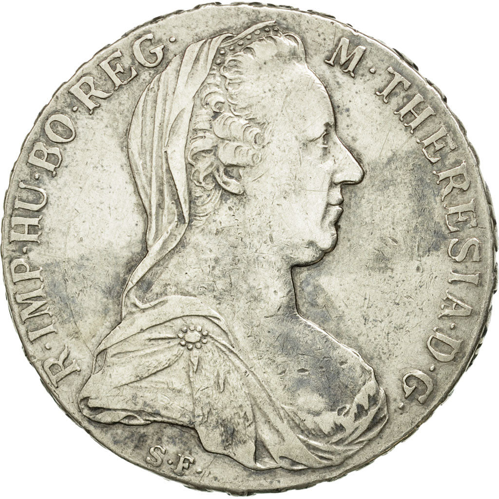 Moneta, Austria, Maria Theresa, Thaler, 1780, Vienna, Official restrike, BB