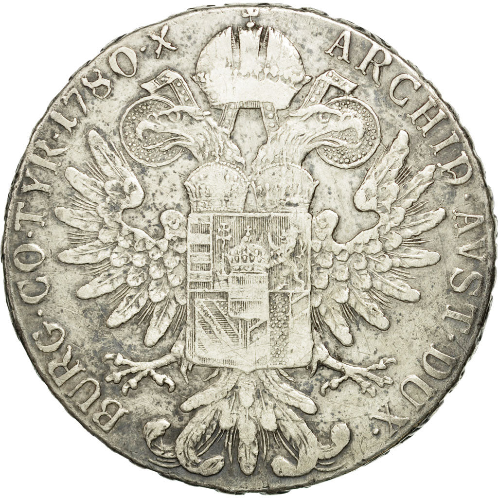 Moneta, Austria, Maria Theresa, Thaler, 1780, Vienna, Official restrike, BB