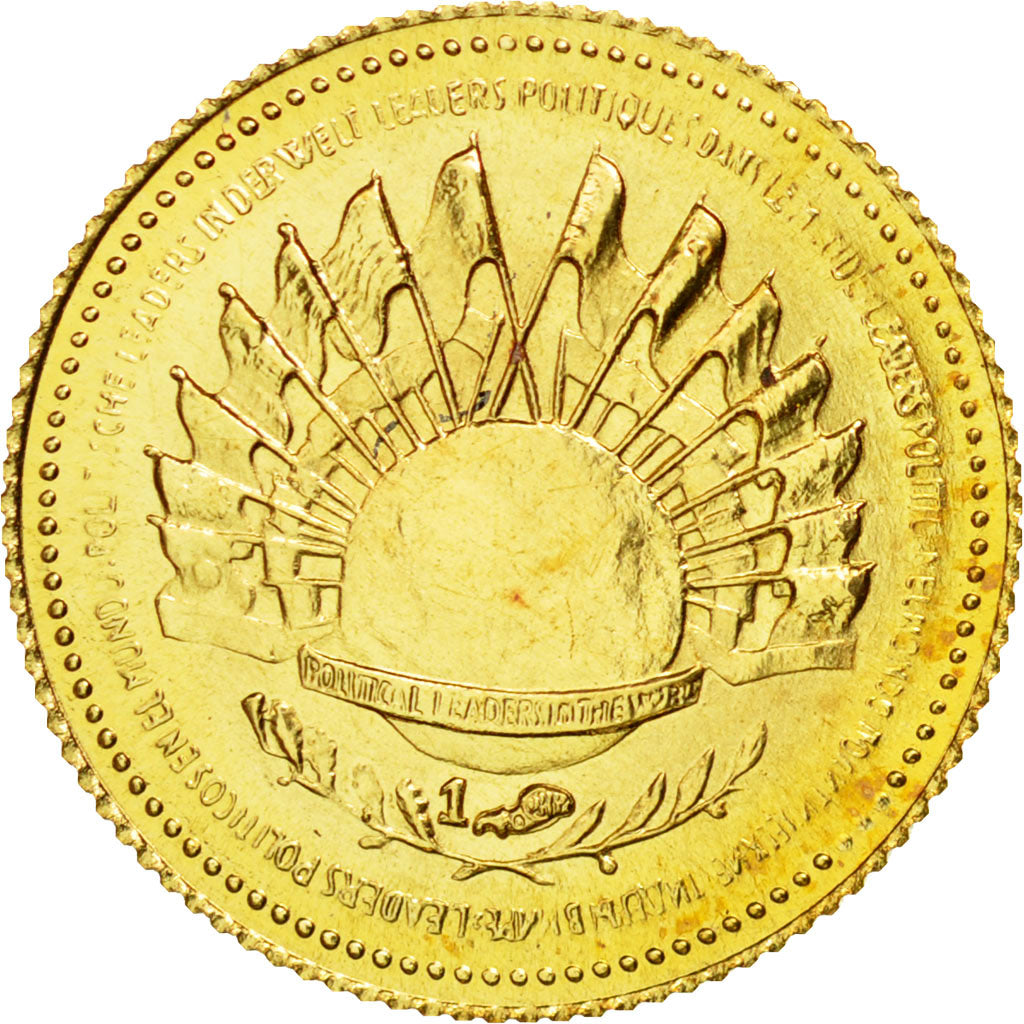 Frankreich, Medaille, Charles De Gaulle, 1980, UNZ, Gold