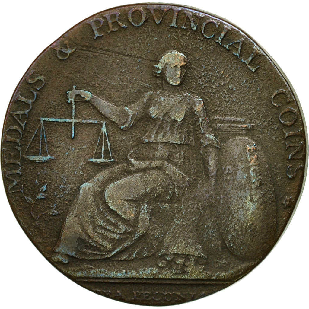 Coin, Great Britain, Warwickshire, Halfpenny Token, Birmingham, VF(20-25)