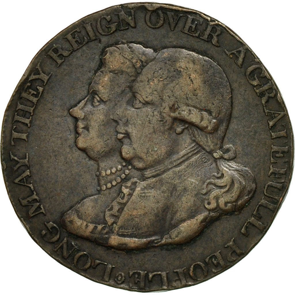 Coin, Great Britain, Warwickshire, Halfpenny Token, Birmingham, EF(40-45)
