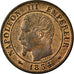 Monnaie, France, Napoleon III, Napoléon III, Centime, 1854, Marseille, SUP