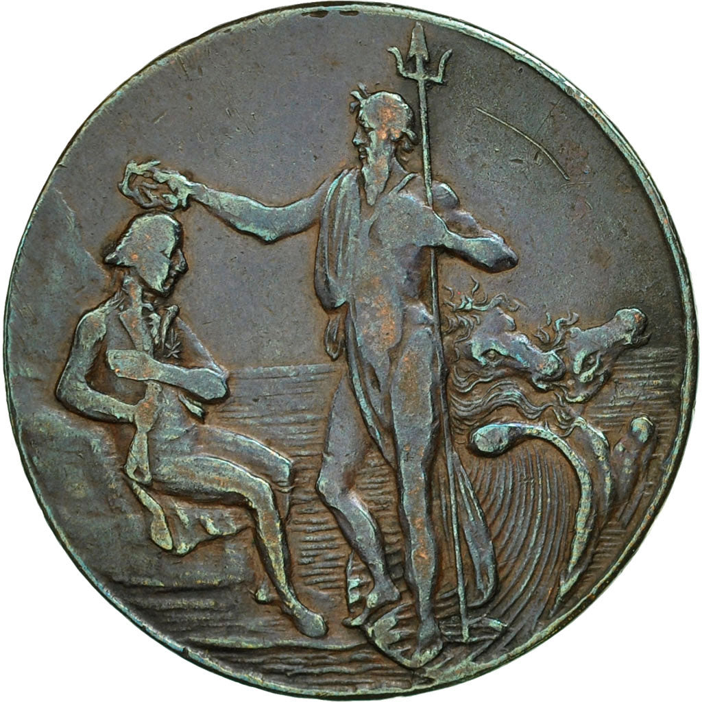 Monnaie, Grande-Bretagne, Hampshire, Halfpenny Token, 1797, Portsmouth, TB+