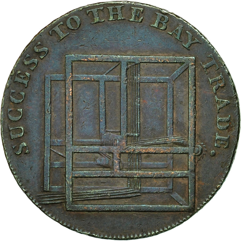 Coin, Great Britain, Essex, Halfpenny Token, 1794, Colchester, EF(40-45)