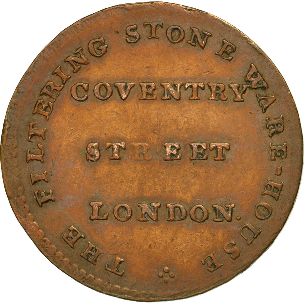 Coin, Great Britain, Middlesex, Coventry Street, Halfpenny Token, 1795