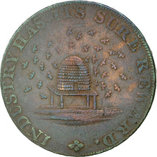 Coin, Great Britain, Cambridgeshire, Halfpenny Token, 1795, VF(30-35), Copper