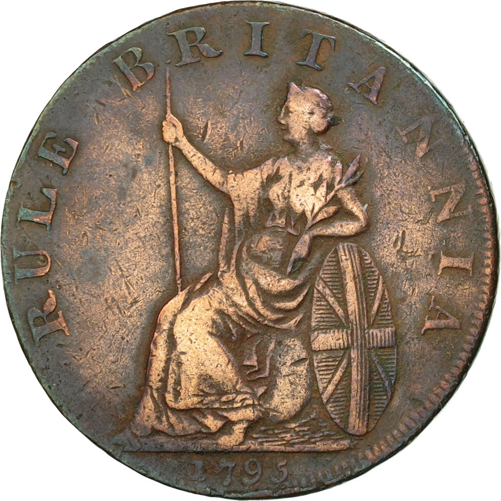 Coin, Great Britain, Cambridgeshire, Halfpenny Token, 1795, VF(30-35), Copper