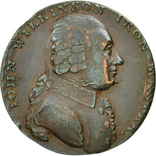 Moneta, Gran Bretagna, Warwickshire, John Wilkinson, Halfpenny Token, 1792, BB