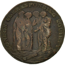 Coin, Great Britain, London Corresponding Society, Halfpenny Token, VF(20-25)