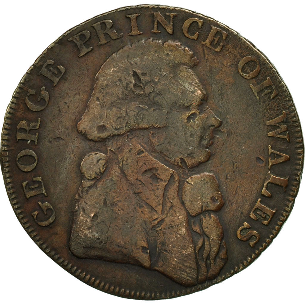 Coin, Great Britain, London Corresponding Society, Halfpenny Token, VF(20-25)