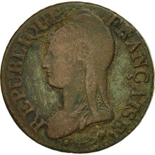 Coin, France, Dupré, 5 Centimes, An 8/5 (1799-1800), Lille, F(12-15), Bronze