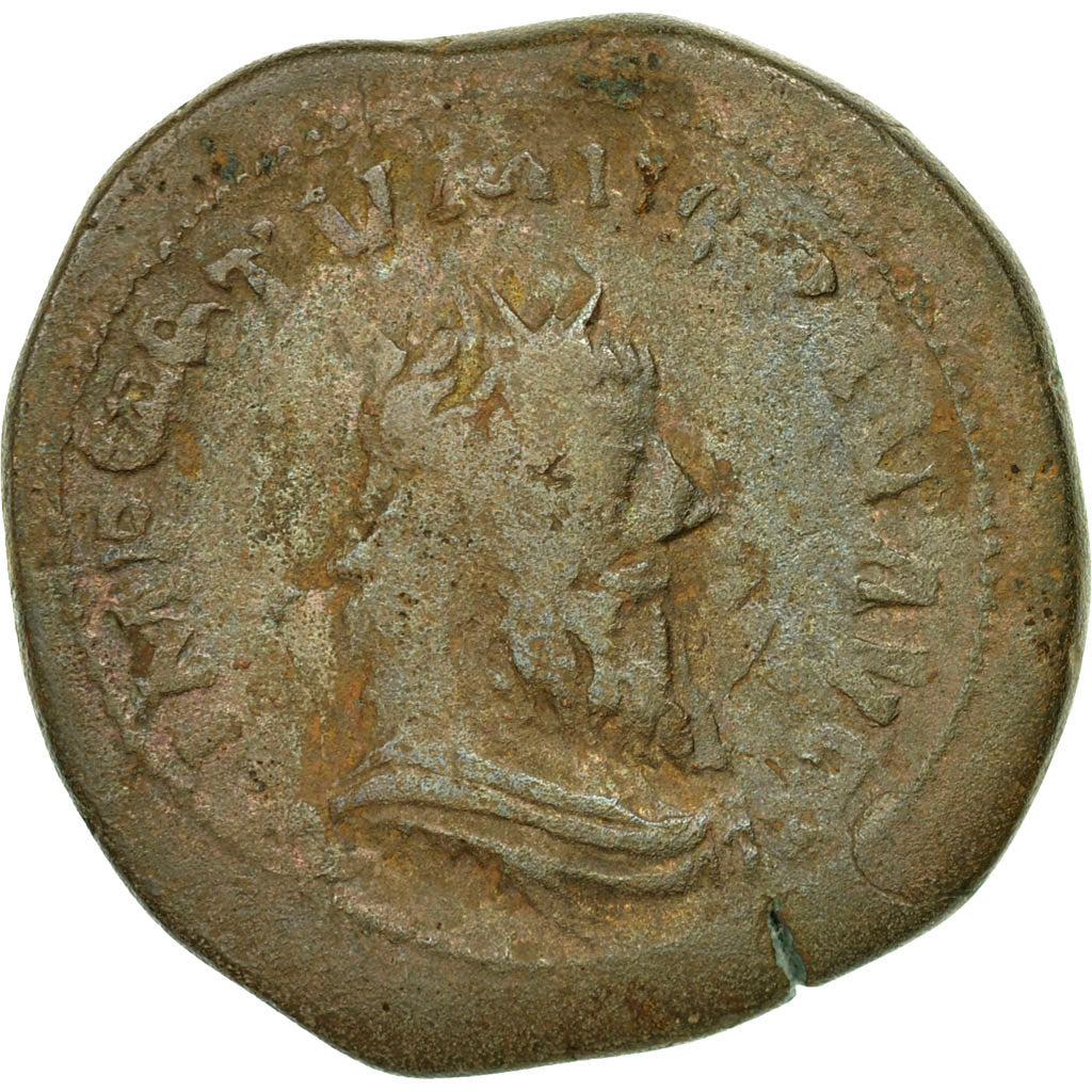 Coin, Postumus, Double Sestertius, AD 261, Trier, VF(30-35), Bronze, RIC:172