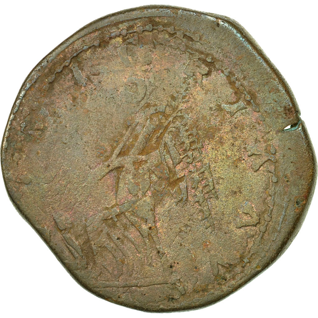Coin, Postumus, Double Sestertius, AD 261, Trier, VF(30-35), Bronze, RIC:172