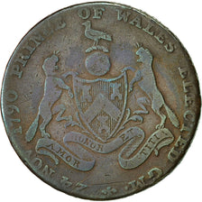 Coin, Great Britain, Masonic, Halfpenny Token, Middlesex, VF(20-25), Copper