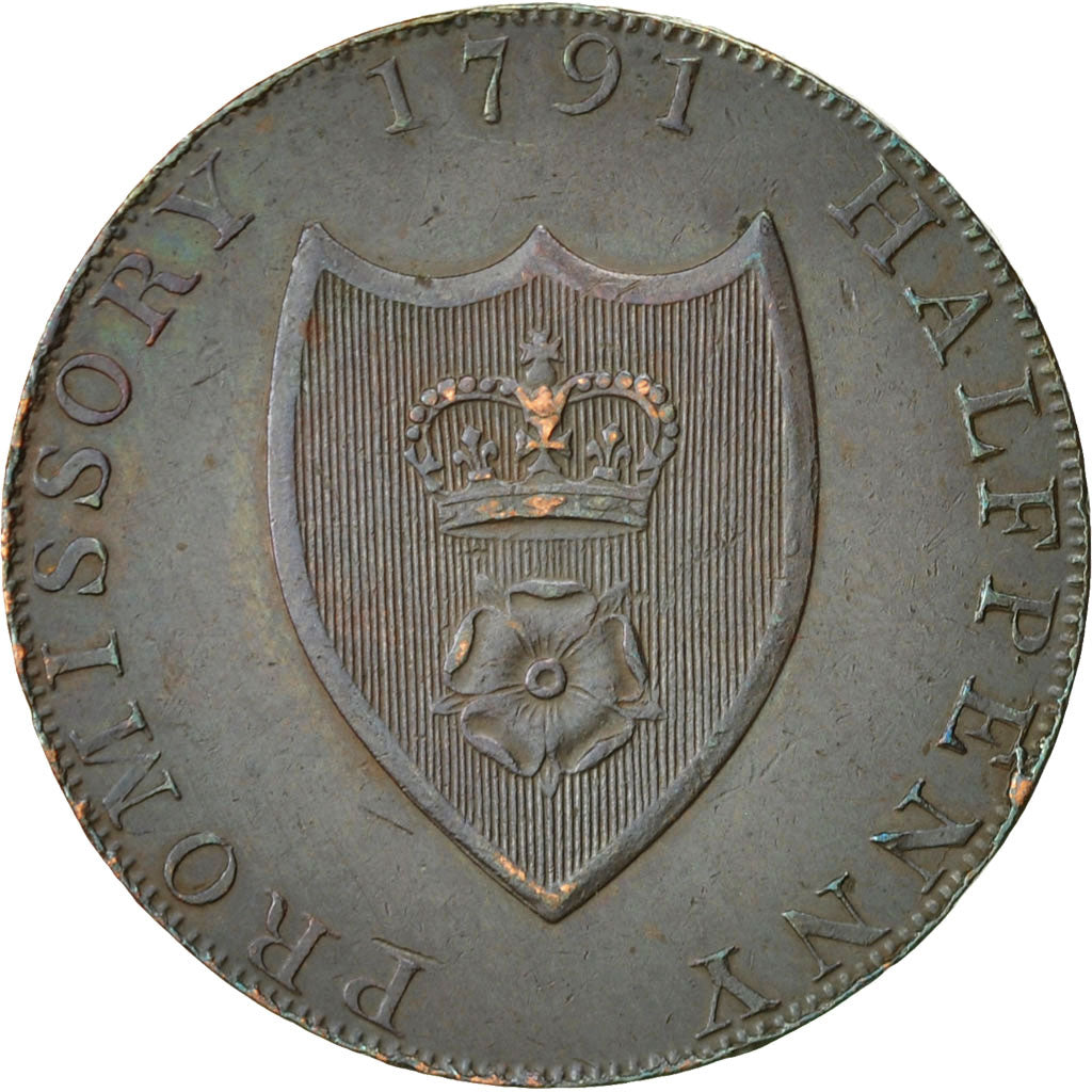 Moneta, Gran Bretagna, Hampshire, Halfpenny Token, 1791, Southampton, SPL-