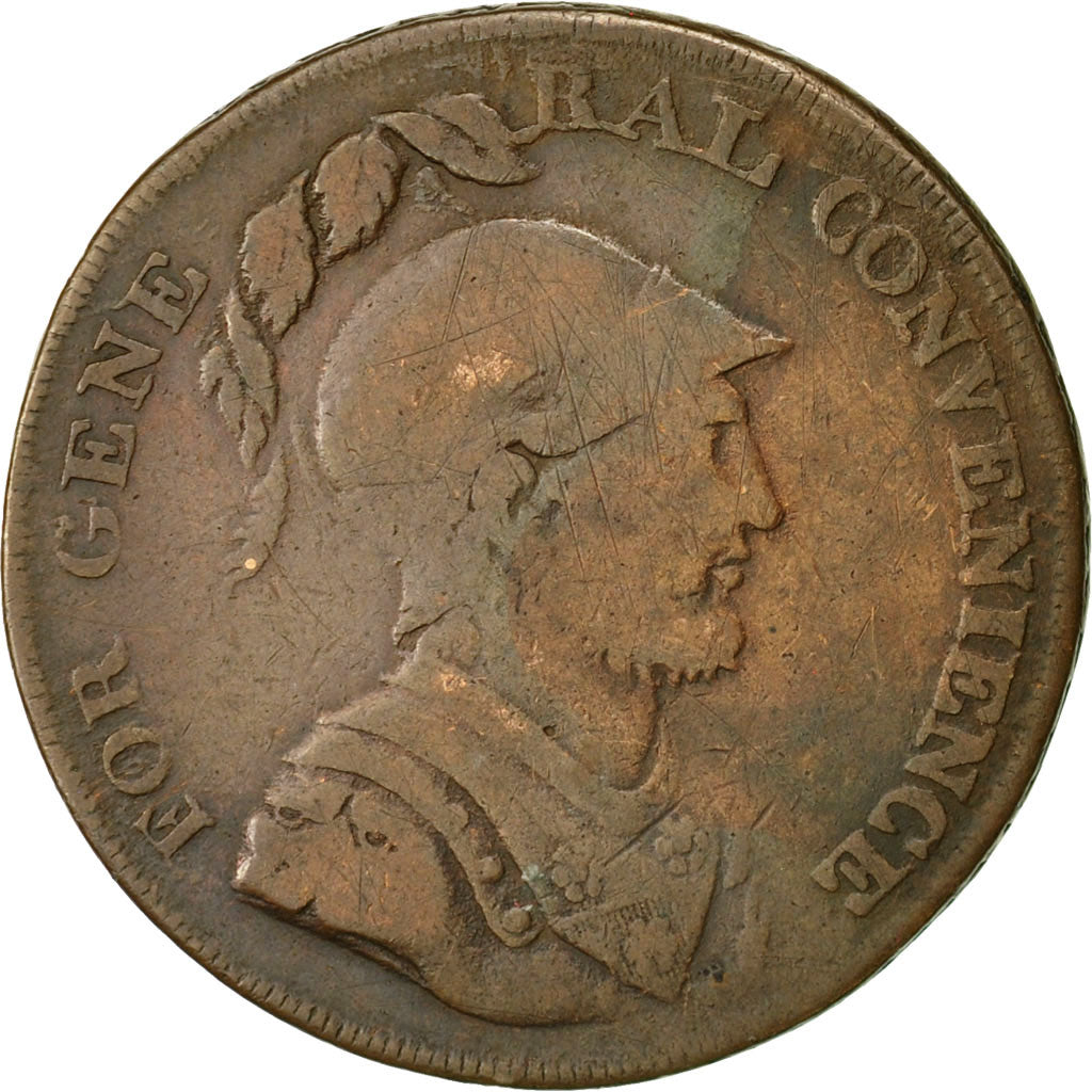 Moneta, Gran Bretagna, General Convenience, Halfpenny Token, 1797, Middlesex