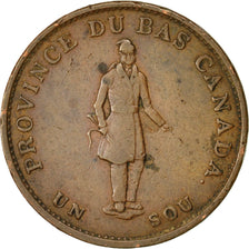 Coin, Canada, LOWER CANADA, Sou, 1/2 PENNY, 1837, Soho Mint, Birmingham