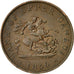 Coin, Canada, UPPER CANADA, 1/2 Penny, 1850, AU(50-53), Copper, KM:Tn2
