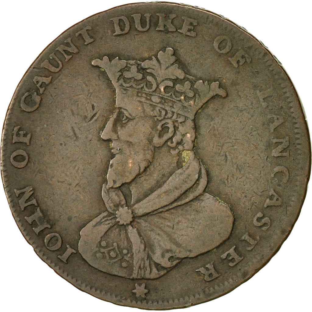 Coin, Great Britain, Lancashire, Halfpenny Token, 1794, Lancaster, VF(30-35)