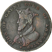 Moneda, Gran Bretaña, Lancashire, Halfpenny Token, 1792, Lancaster, BC+, Cobre