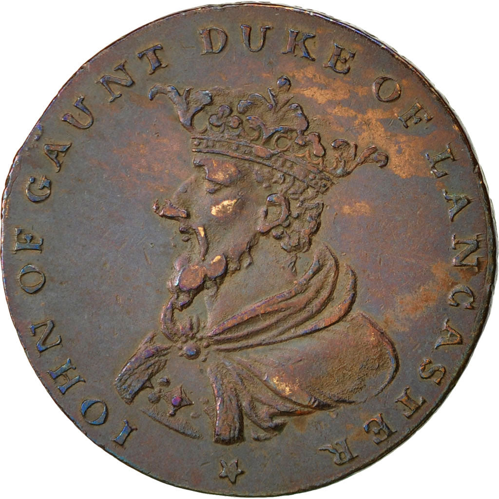 Münze, Großbritannien, Lancashire, Halfpenny Token, 1791, Lancaster, Mule
