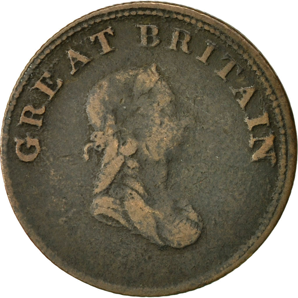 Coin, Great Britain, Non-Local, George III, Halfpenny Token, 1814, VF(20-25)